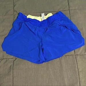 LULULEMON IVIVA GIRLS SHORTS DARK BLUE